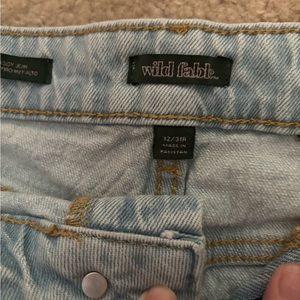 Straight Leg blue jeans